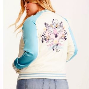 Torrid size 5 Disney Alice in Wonderland Bomber Jacket